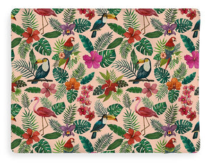 Tropical Bird Pattern - Blanket