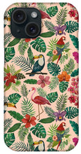 Load image into Gallery viewer, Tropical Bird Pattern - Phone Case