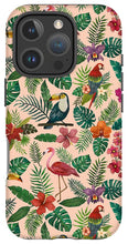 Load image into Gallery viewer, Tropical Bird Pattern - Phone Case