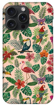 Load image into Gallery viewer, Tropical Bird Pattern - Phone Case