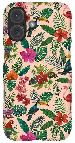 Tropical Bird Pattern - Phone Case