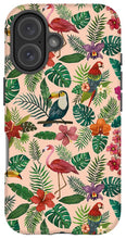 Load image into Gallery viewer, Tropical Bird Pattern - Phone Case