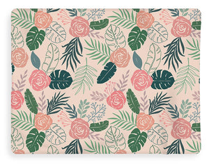 Tropical Floral Pattern - Blanket