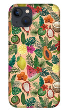 Load image into Gallery viewer, Tropical Fruit and Flowers Pattern - Phone Case