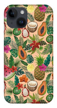Load image into Gallery viewer, Tropical Fruit and Flowers Pattern - Phone Case