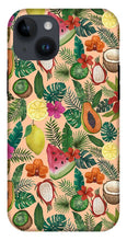 Load image into Gallery viewer, Tropical Fruit and Flowers Pattern - Phone Case