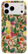 Load image into Gallery viewer, Tropical Fruit and Flowers Pattern - Phone Case