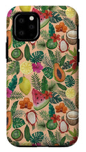 Load image into Gallery viewer, Tropical Fruit and Flowers Pattern - Phone Case
