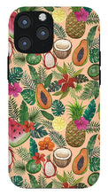 Load image into Gallery viewer, Tropical Fruit and Flowers Pattern - Phone Case