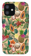 Load image into Gallery viewer, Tropical Fruit and Flowers Pattern - Phone Case