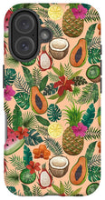 Load image into Gallery viewer, Tropical Fruit and Flowers Pattern - Phone Case