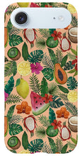 Load image into Gallery viewer, Tropical Fruit and Flowers Pattern - Phone Case