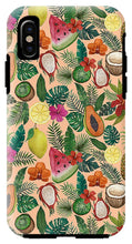 Load image into Gallery viewer, Tropical Fruit and Flowers Pattern - Phone Case