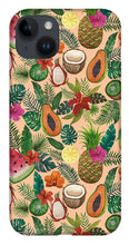 Load image into Gallery viewer, Tropical Fruit and Flowers Pattern - Phone Case