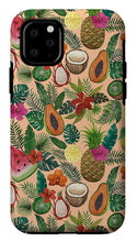 Load image into Gallery viewer, Tropical Fruit and Flowers Pattern - Phone Case