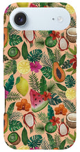 Load image into Gallery viewer, Tropical Fruit and Flowers Pattern - Phone Case