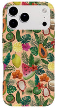 Load image into Gallery viewer, Tropical Fruit and Flowers Pattern - Phone Case