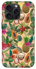 Load image into Gallery viewer, Tropical Fruit and Flowers Pattern - Phone Case