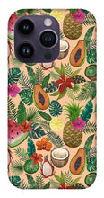 Load image into Gallery viewer, Tropical Fruit and Flowers Pattern - Phone Case