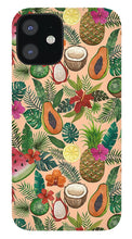 Load image into Gallery viewer, Tropical Fruit and Flowers Pattern - Phone Case