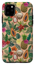 Load image into Gallery viewer, Tropical Fruit and Flowers Pattern - Phone Case