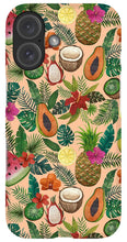 Load image into Gallery viewer, Tropical Fruit and Flowers Pattern - Phone Case