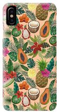 Load image into Gallery viewer, Tropical Fruit and Flowers Pattern - Phone Case