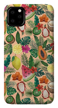 Load image into Gallery viewer, Tropical Fruit and Flowers Pattern - Phone Case