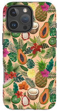 Load image into Gallery viewer, Tropical Fruit and Flowers Pattern - Phone Case