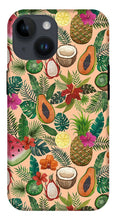 Load image into Gallery viewer, Tropical Fruit and Flowers Pattern - Phone Case