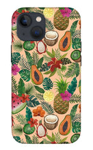 Load image into Gallery viewer, Tropical Fruit and Flowers Pattern - Phone Case