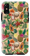 Load image into Gallery viewer, Tropical Fruit and Flowers Pattern - Phone Case