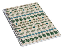 Load image into Gallery viewer, Oasis Stripes Pattern - Spiral Notebook