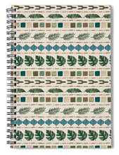 Load image into Gallery viewer, Oasis Stripes Pattern - Spiral Notebook