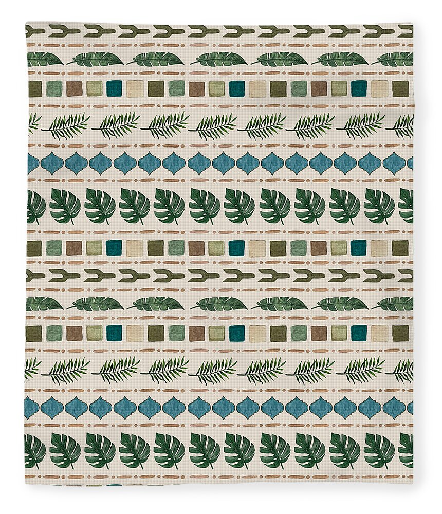Oasis Stripes Pattern - Blanket