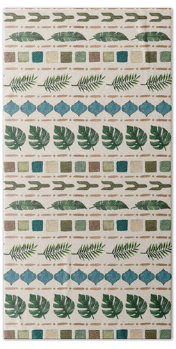 Oasis Stripes Pattern - Beach Towel