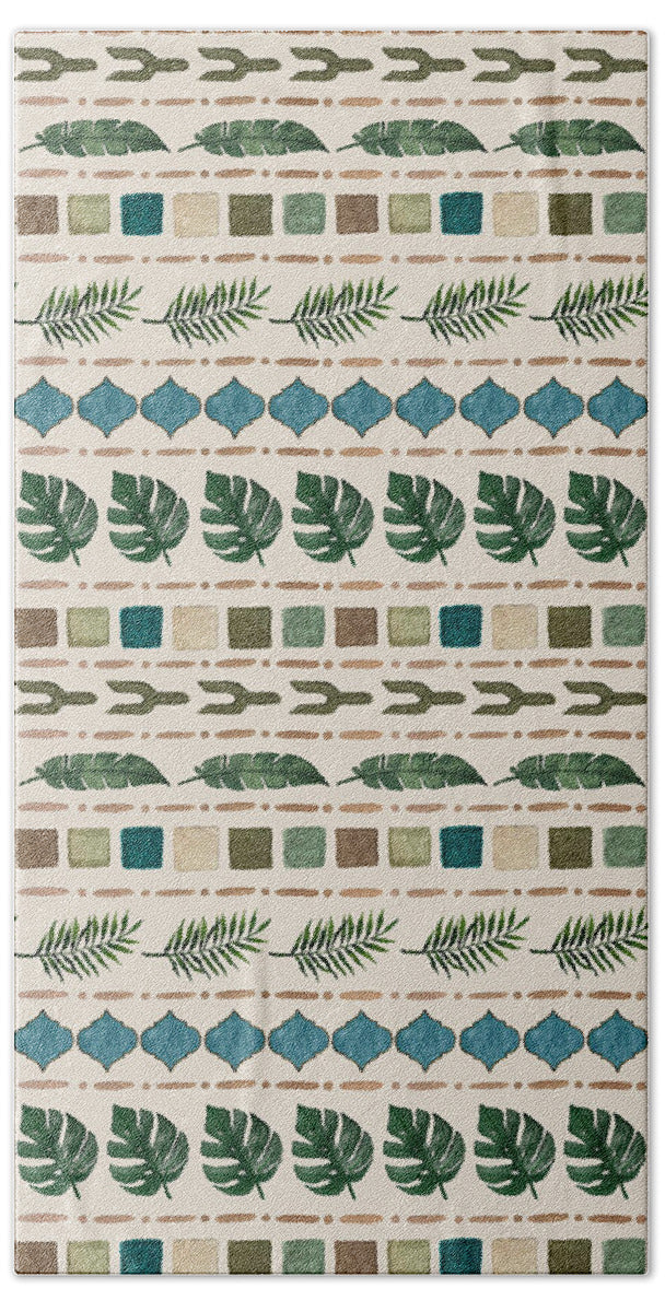 Oasis Stripes Pattern - Beach Towel