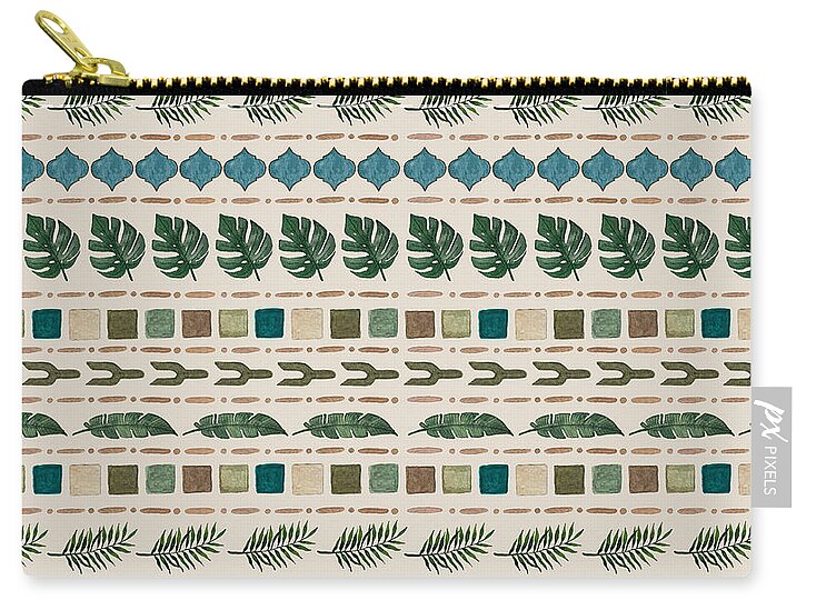 Oasis Stripes Pattern - Zip Pouch