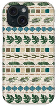 Load image into Gallery viewer, Tropical Geometric Pattern - Phone Case