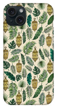 Load image into Gallery viewer, Tropical Lanterns and Leaves Pattern - Phone Case