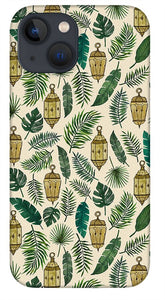 Tropical Lanterns and Leaves Pattern - Phone Case