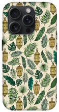 Load image into Gallery viewer, Tropical Lanterns and Leaves Pattern - Phone Case