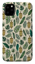 Load image into Gallery viewer, Tropical Lanterns and Leaves Pattern - Phone Case