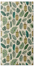 Load image into Gallery viewer, Tropical Lanterns and Leaves Pattern - Bath Towel