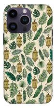 Load image into Gallery viewer, Tropical Lanterns and Leaves Pattern - Phone Case