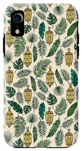 Tropical Lanterns and Leaves Pattern - Phone Case
