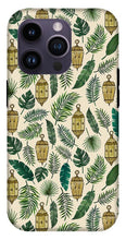 Load image into Gallery viewer, Tropical Lanterns and Leaves Pattern - Phone Case