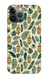 Tropical Lanterns and Leaves Pattern - Phone Case