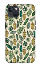 Load image into Gallery viewer, Tropical Lanterns and Leaves Pattern - Phone Case