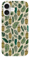 Load image into Gallery viewer, Tropical Lanterns and Leaves Pattern - Phone Case